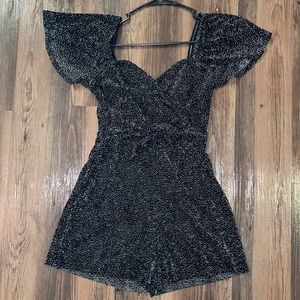Black and White NWOT Romper